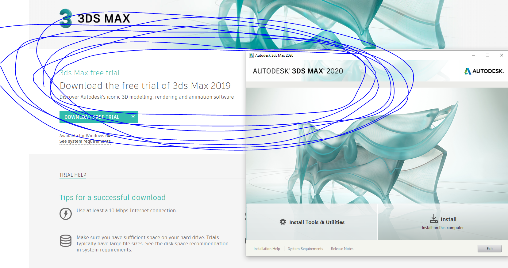 Kviksølv Stort univers pære Downloading Max trial 2019 downloads 2020 instead - Autodesk Community - 3ds  Max