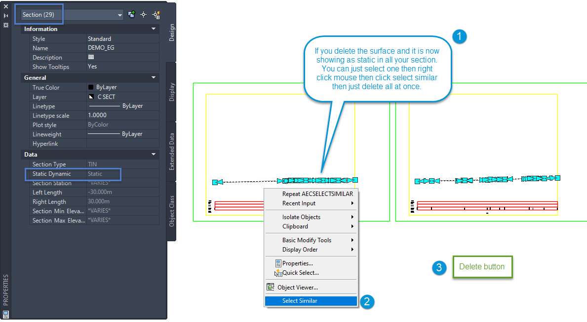 Solved: can I just delete the removed surface profile in the section ...