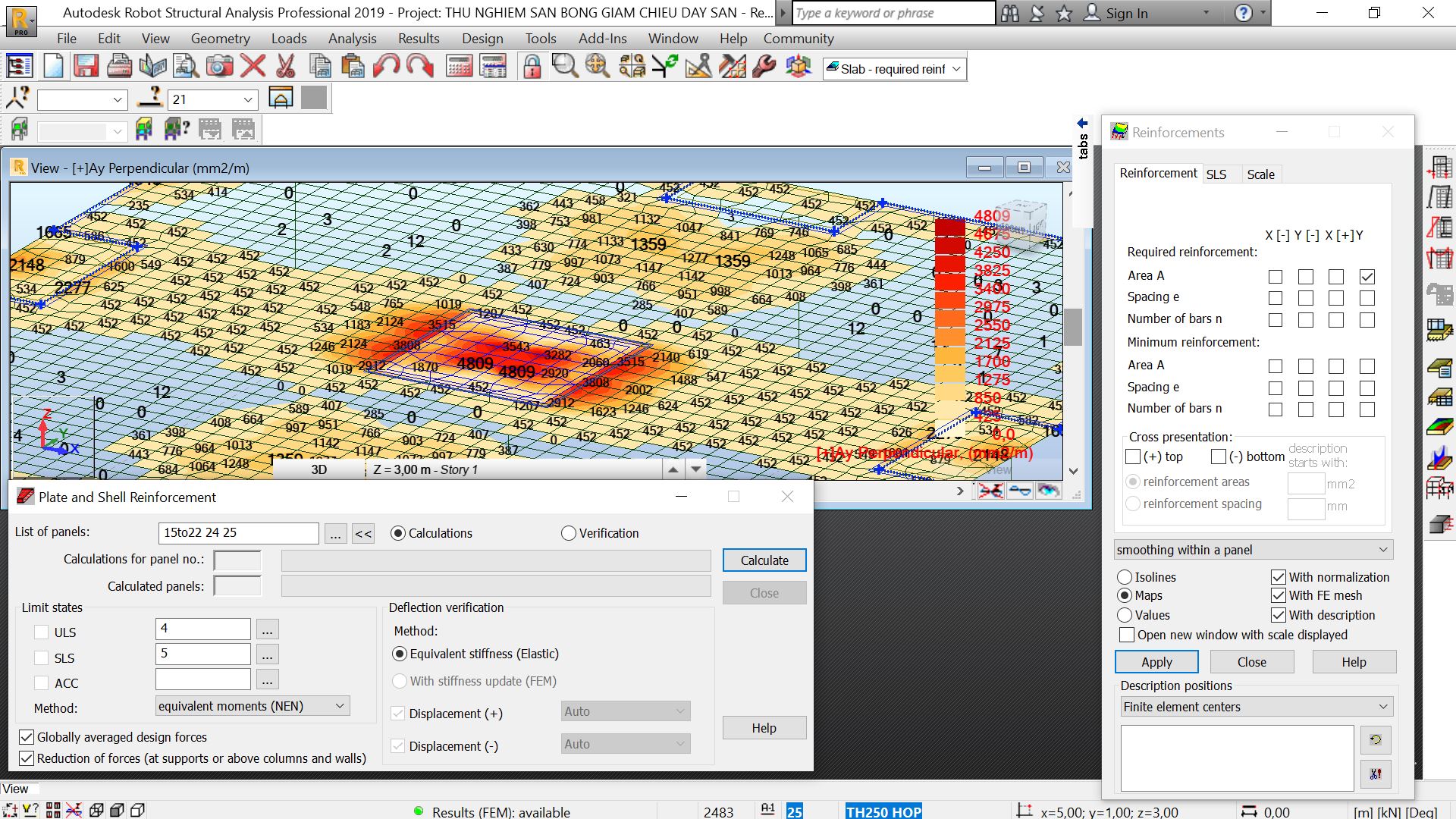 Solved: Differences in required reinforcement results when there is a ...