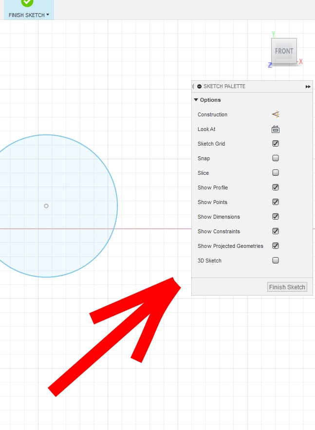 Constraints is not showing under SKETCH PALETTE - Fusion 360