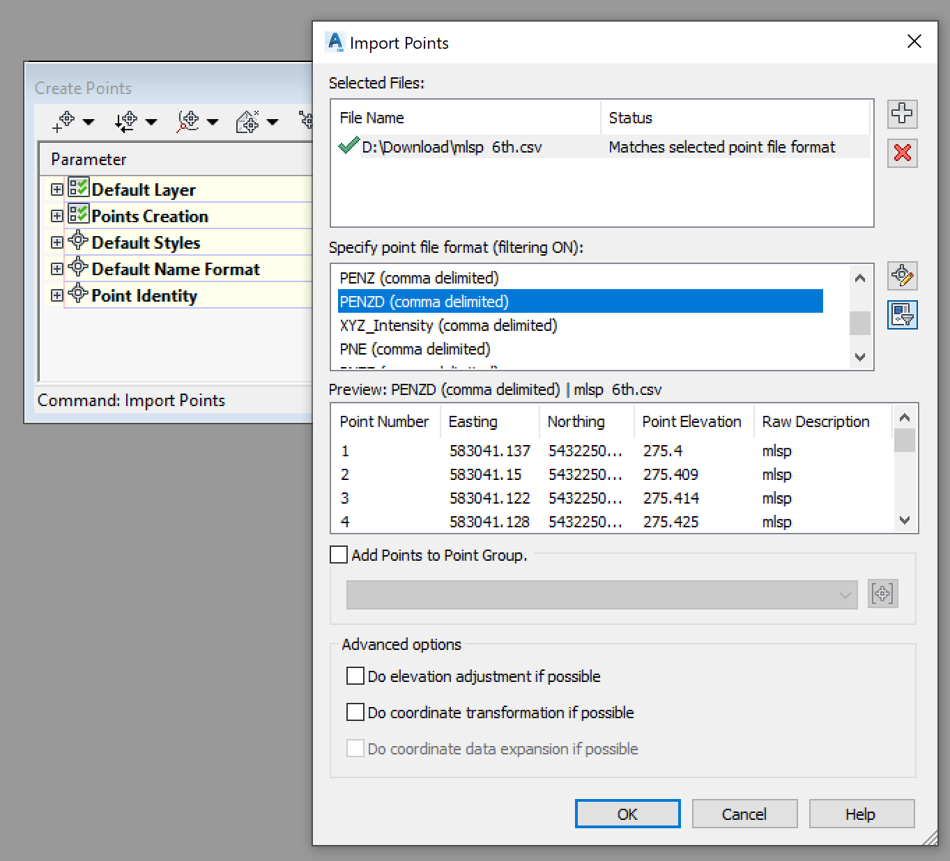 Solved Csv Point Import Autodesk Community 8982