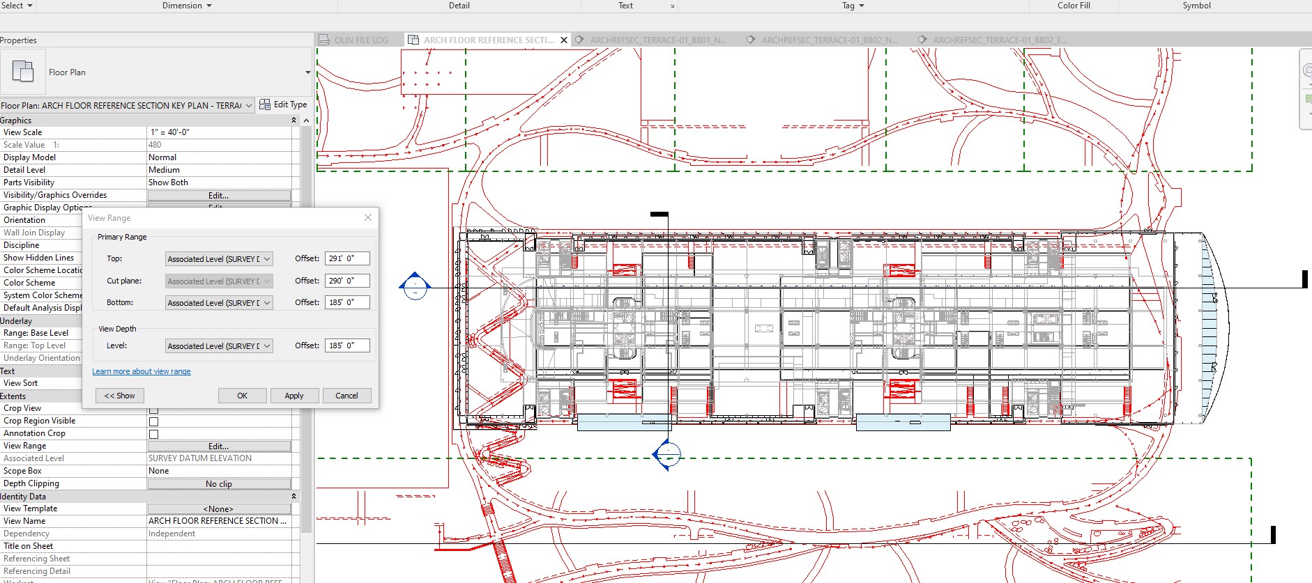 Plan Region shows different view ranges when boundary is edited ...