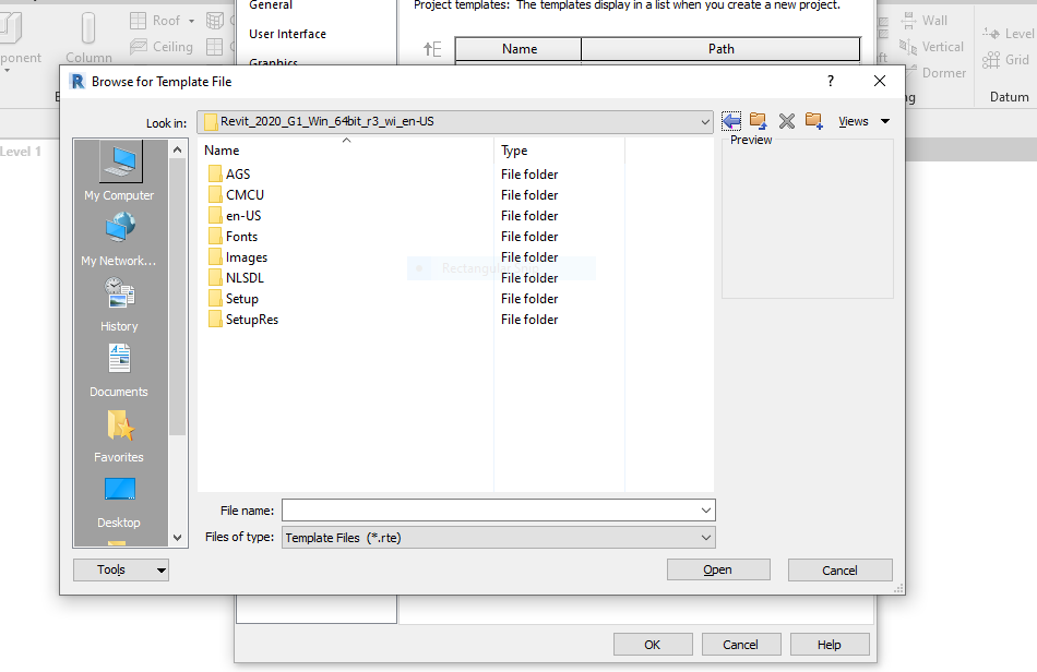 Revit not showing New Project Templates - Autodesk Community