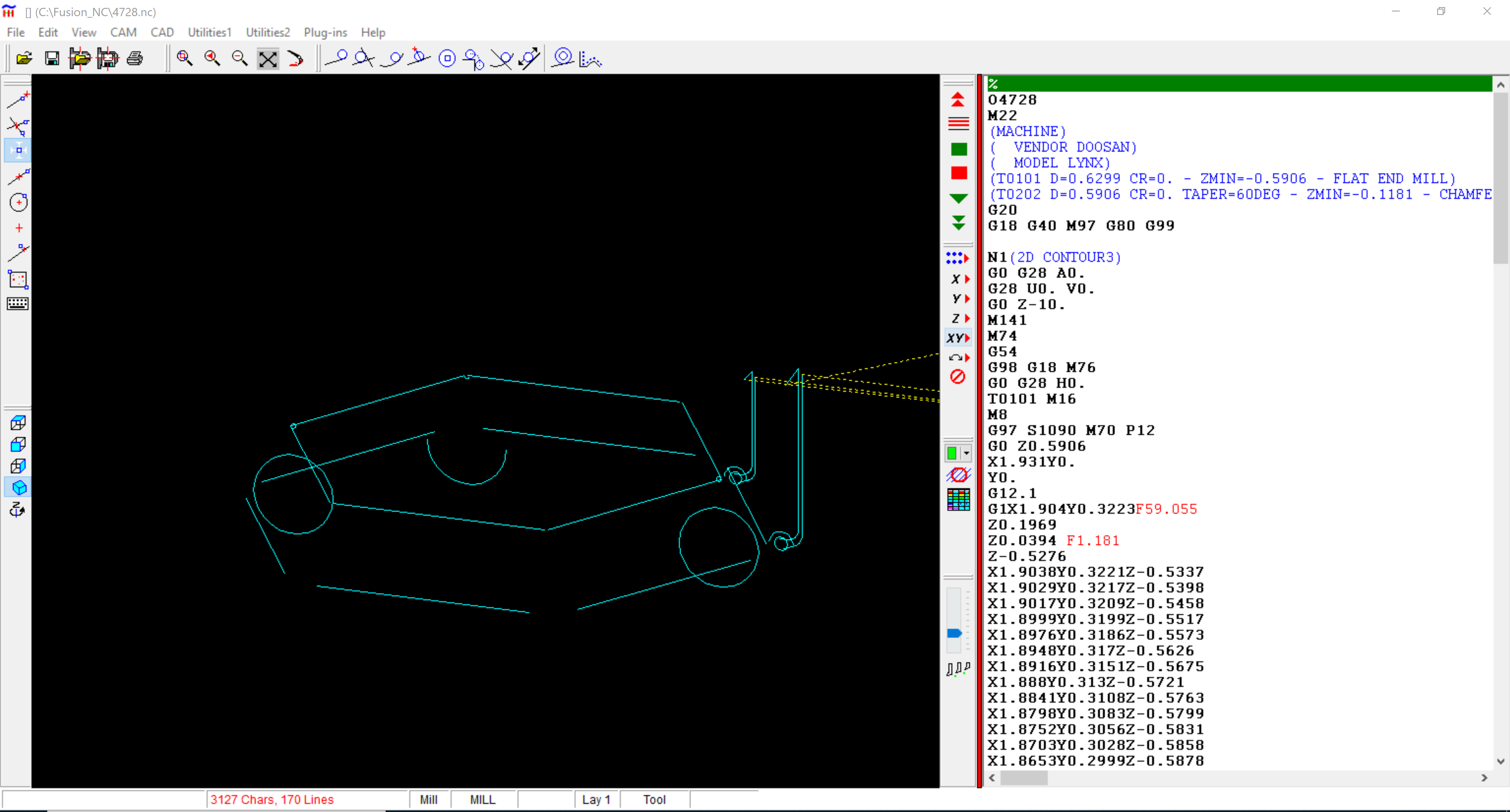 Solved: Post Processor For Fanuc 21i-tb On A Xzc Lathe W/ Live Tooling ...