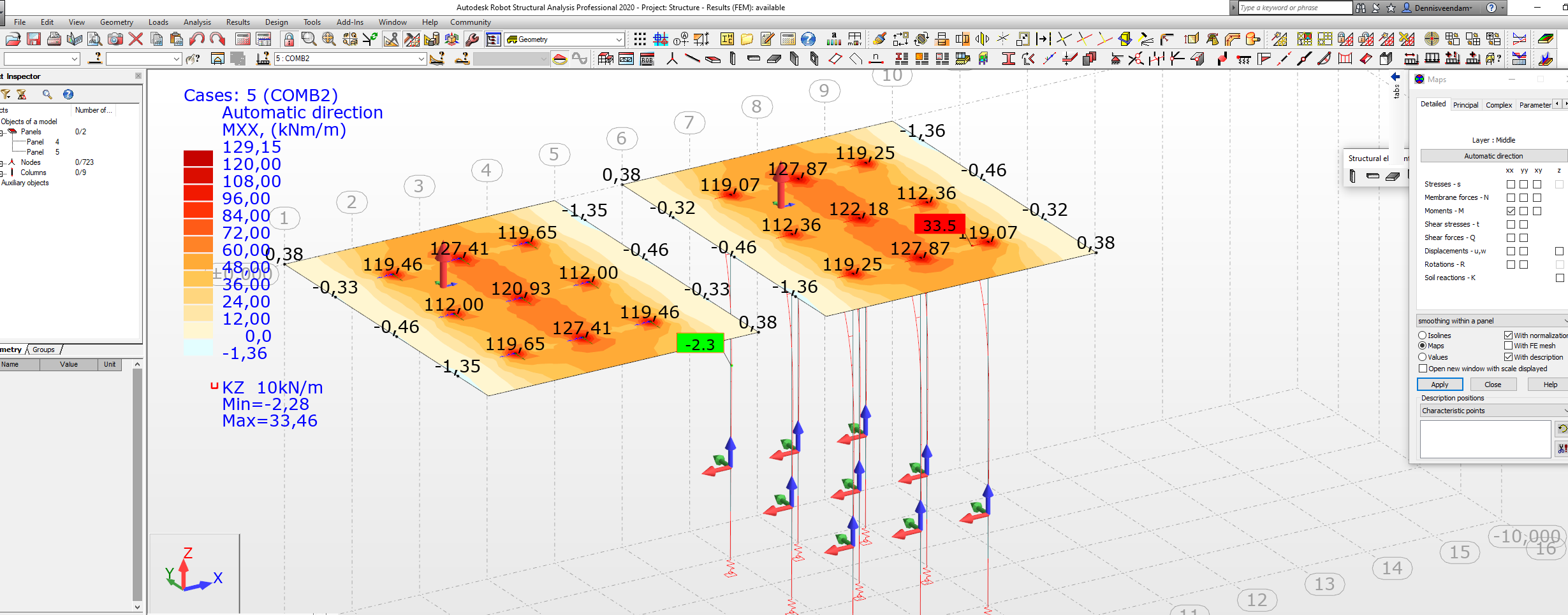 Modeling and analysis of piled raft foundation - Autodesk Community - Robot  Structural Analysis Products