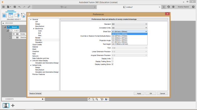 Changing an ISO drawing sheet from A4 to A3. - Autodesk Community