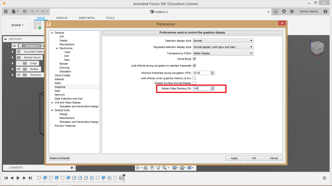 Solved: Hidden Lines do not show correctly in model view - Autodesk ...