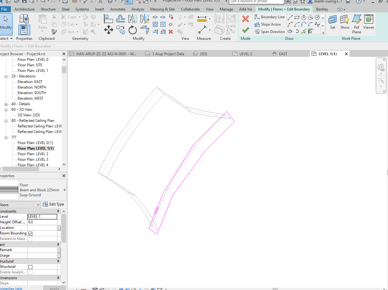 Attach floor to a complex mass - Autodesk Community