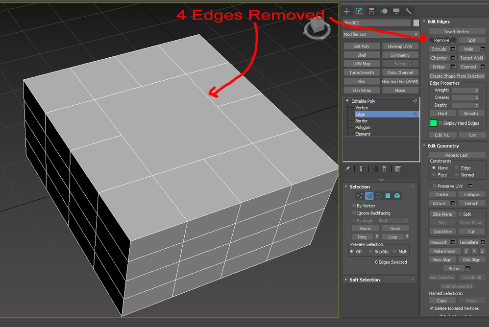 Solved: How to merge faces ? - Autodesk - 3ds Max