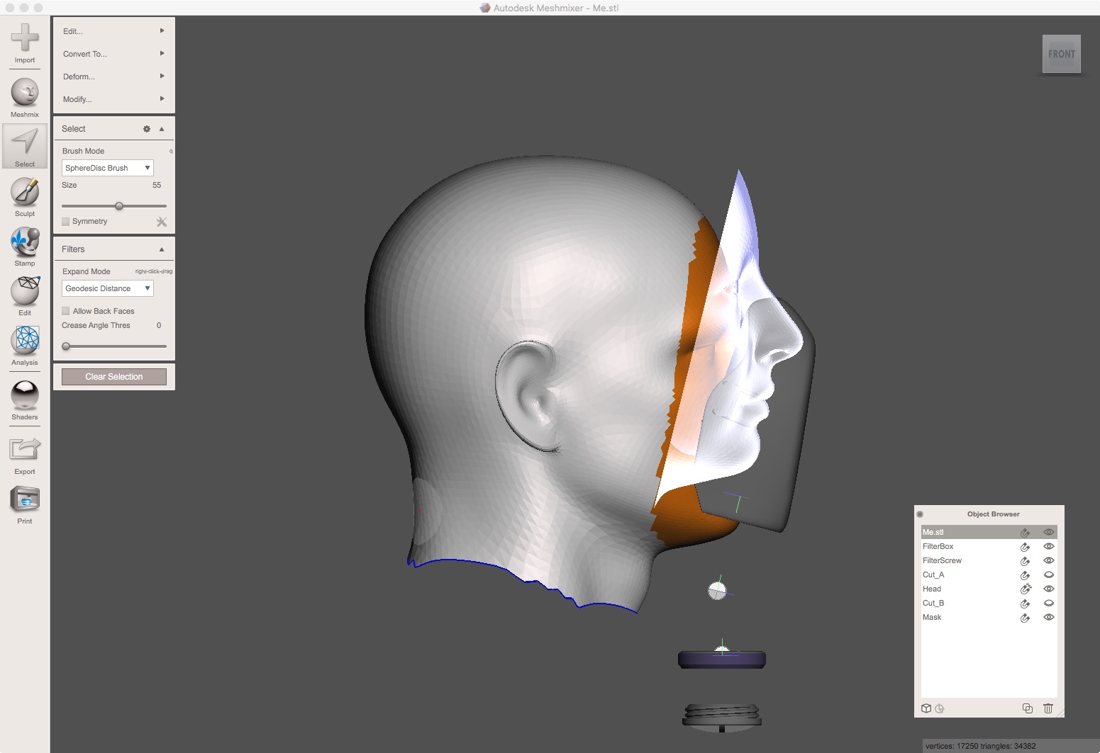 Custom fit filtration mask to print - Autodesk Community