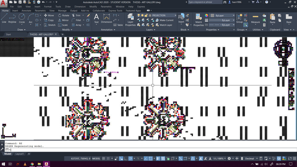 auto cad 2020 drawing area getting all pixelated - Autodesk Community -  AutoCAD