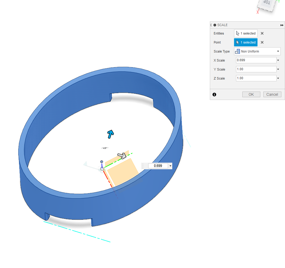 Scaling body along specific axis - Autodesk Community - Fusion 360