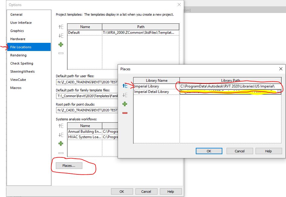 US imperial library is empty in revit - Autodesk Community