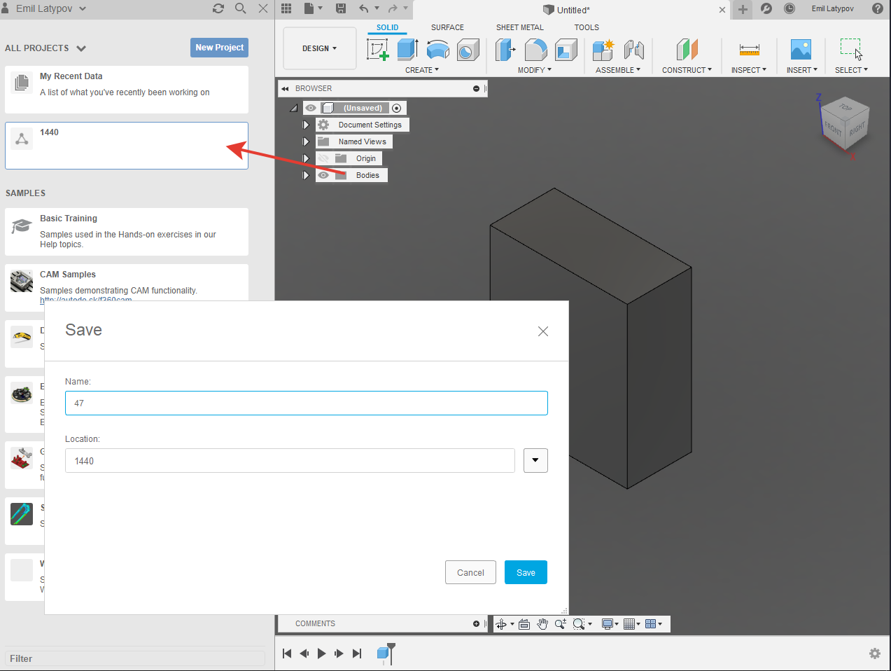 Solved: Lost all projects - Autodesk Community
