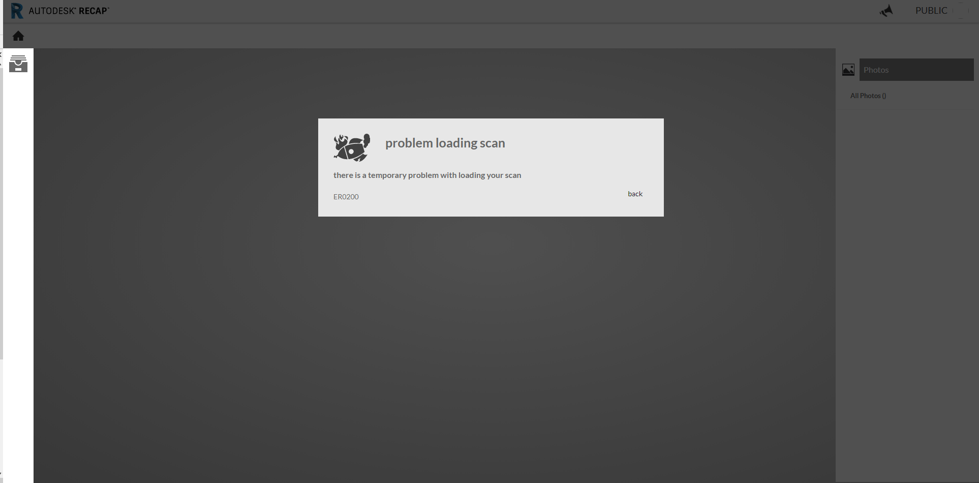 Problem loading scan - Autodesk Community