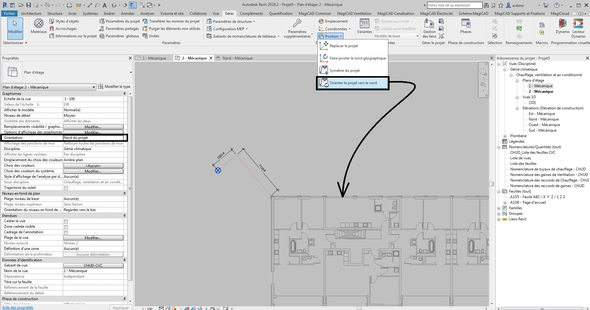 Solved: Rotating a building to the project north. - Autodesk Community