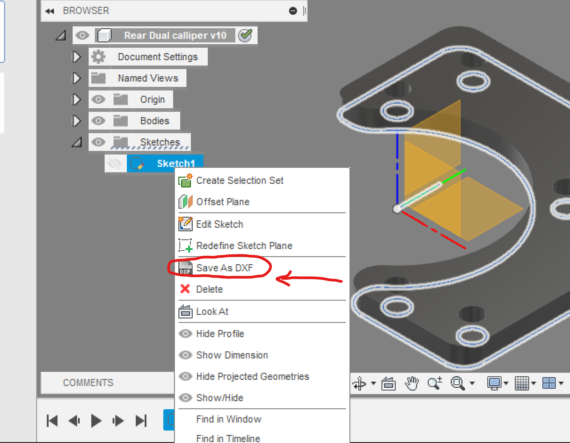 Solved: Export sketch to dxf with wrong dimmension - Autodesk Community