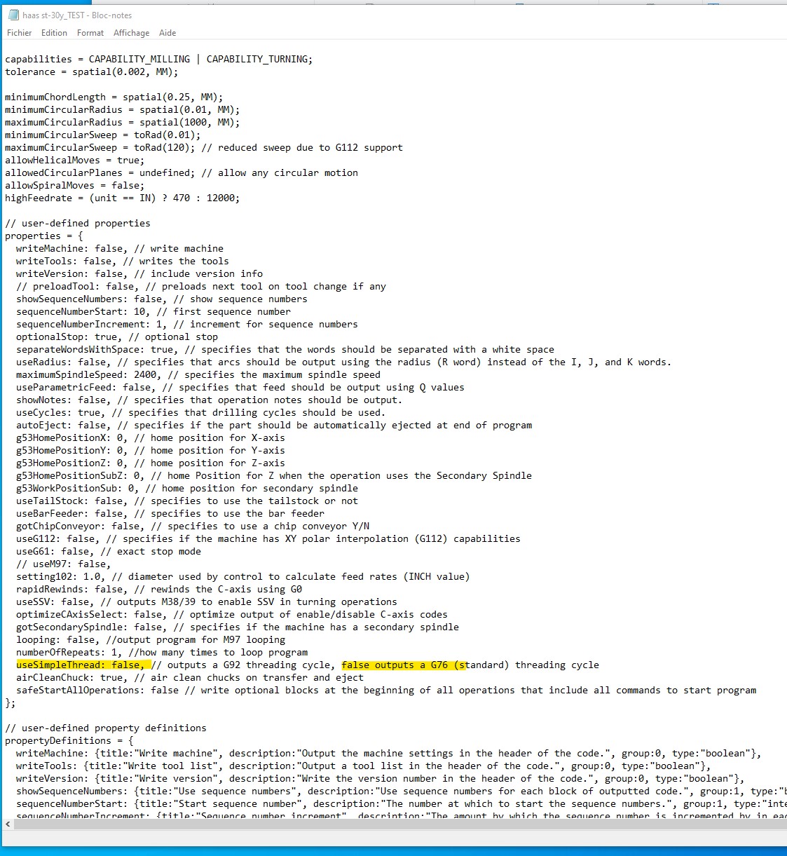 Solved Haas ST30Y threading cycle G92 to G76 Autodesk Community
