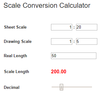 Scale Conversion Calculator - Autodesk Community - Community Topics