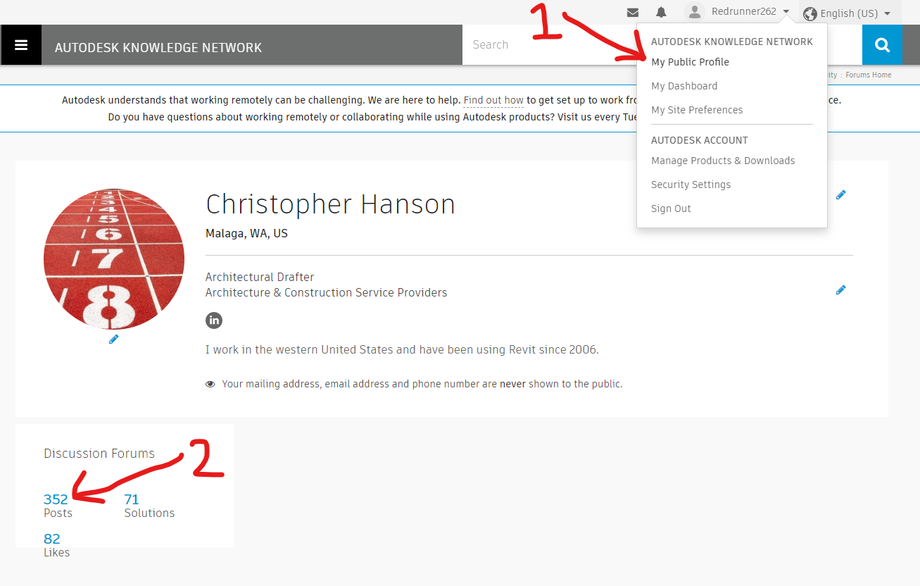 Solved: how do I find all the posts I have posted? - Autodesk Community -  Revit Products