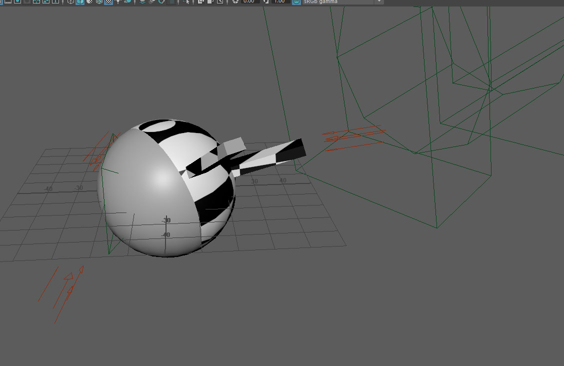 Solved: How to limit texture projection only to the visible part of the ...