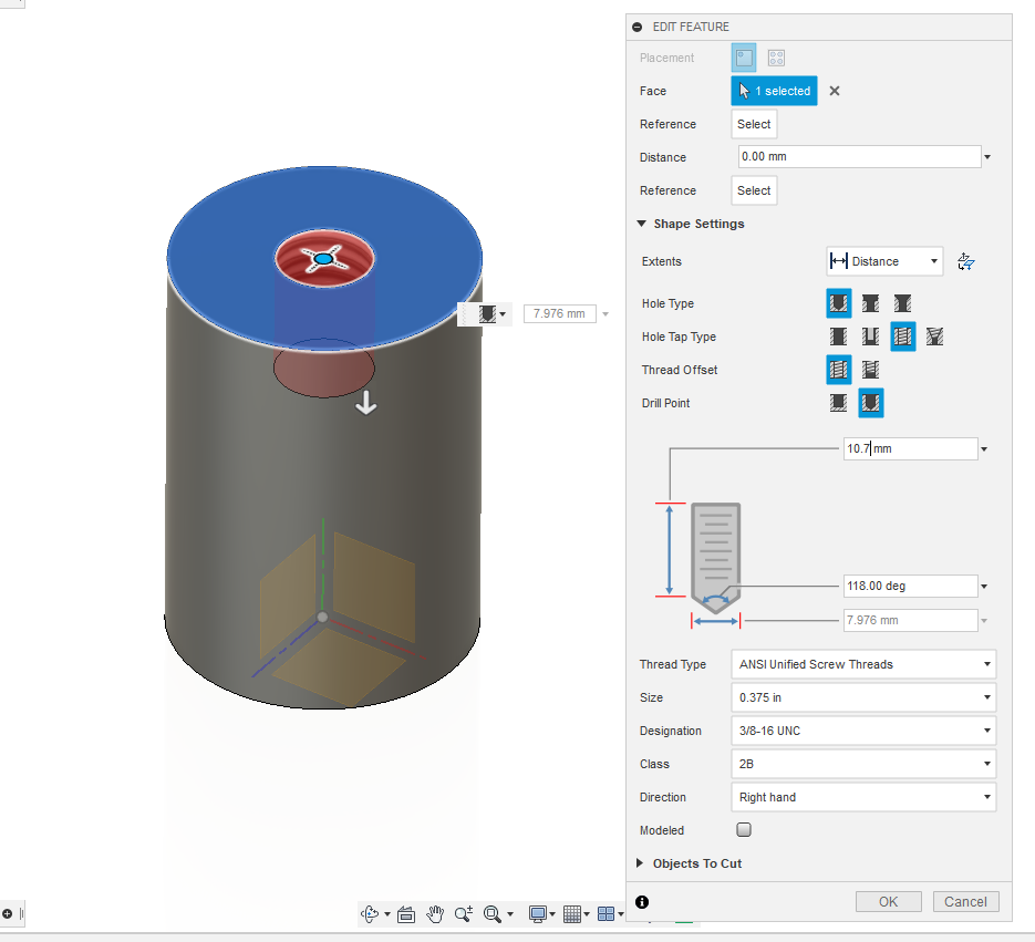 What Is The Section Size Perimeter On The Coil Tool Autodesk Community Fusion 360