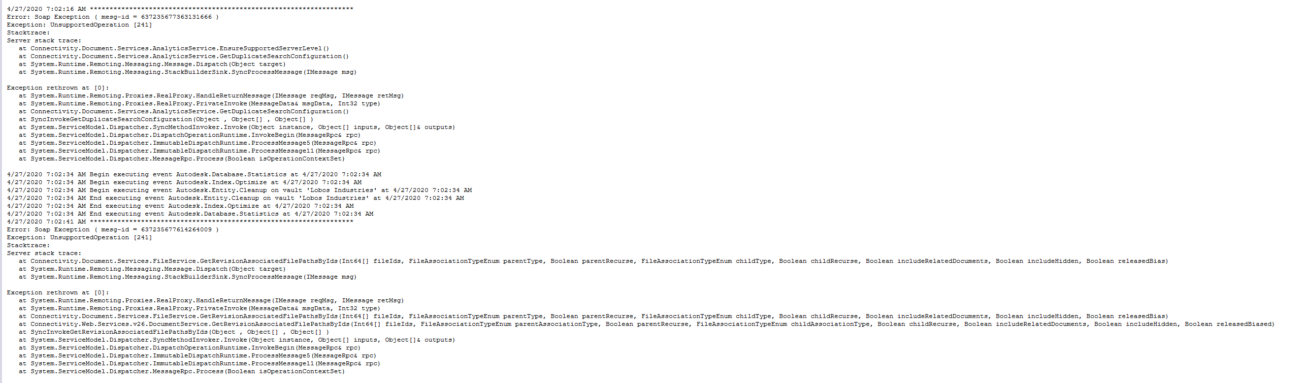 Solved: Cannot Check In Assembly File - Unknown Server Error - Autodesk ...