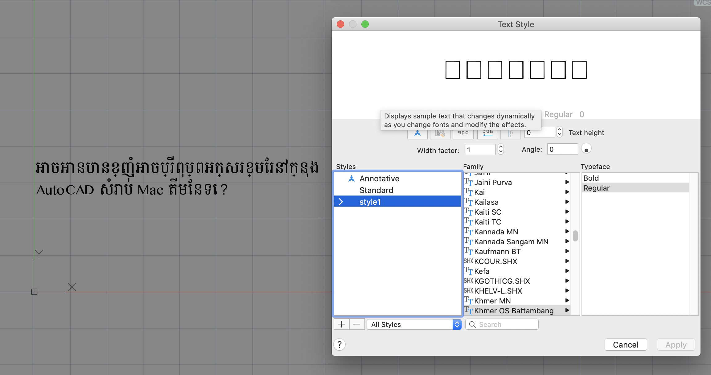 Autocad Mac Support