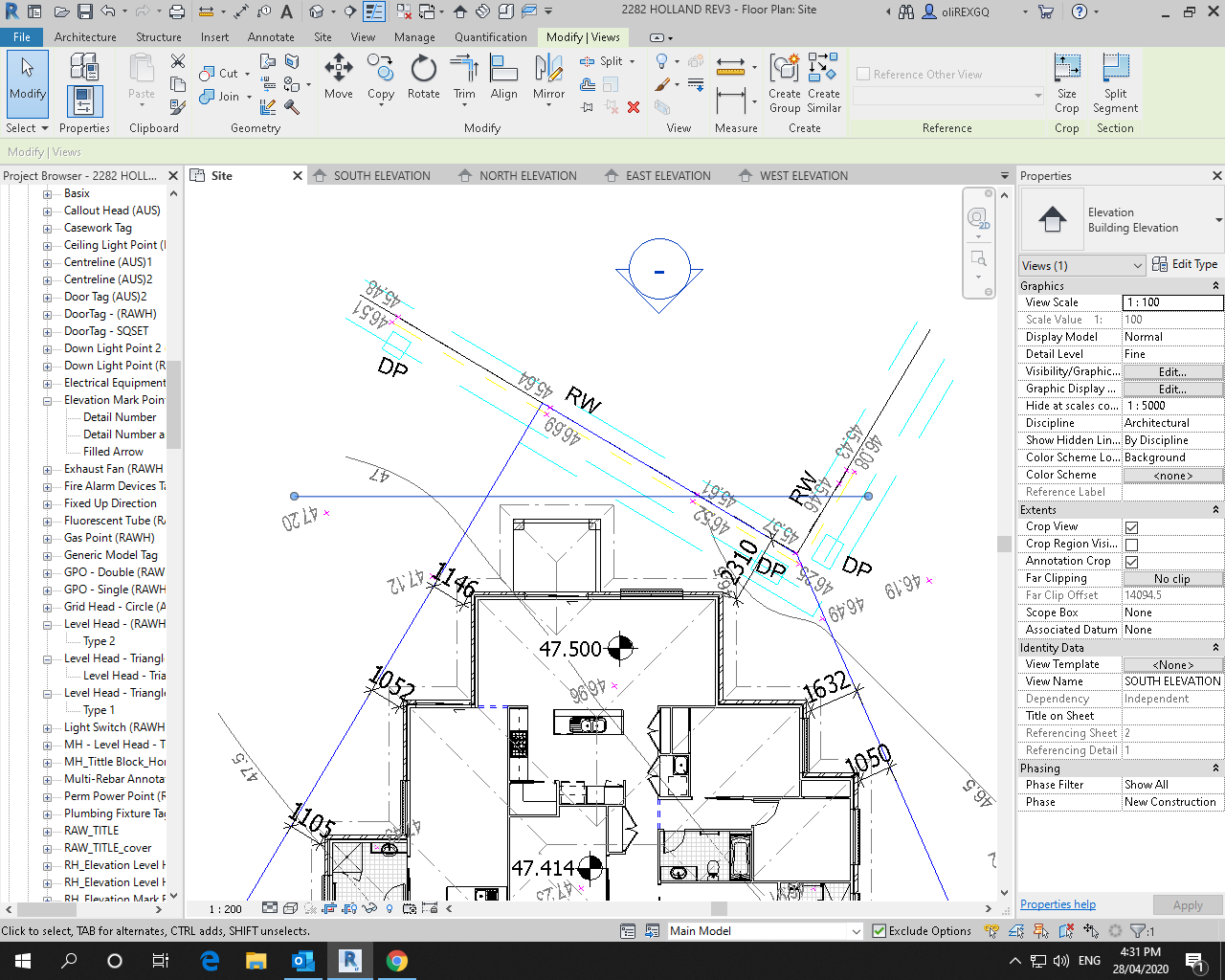 Solved: Cannot retrieve level line coordinates in section and elevation  views - Autodesk Community - Revit Products