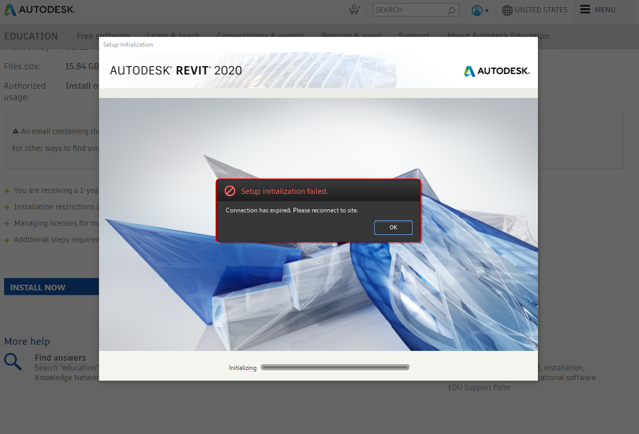 Revit Installation error Autodesk Community