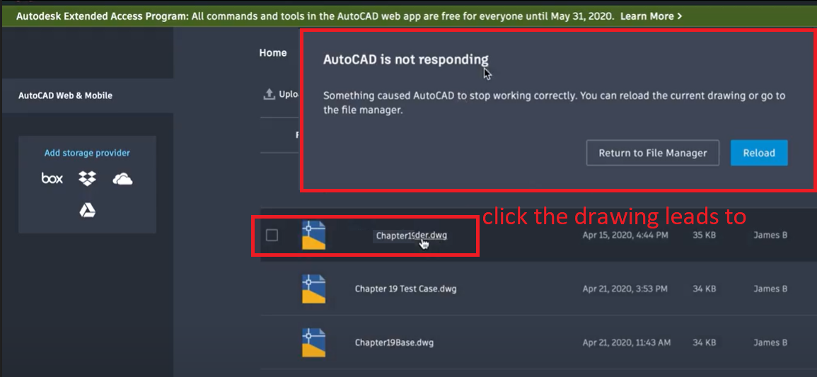 AutoCAD not responding - Autodesk Community - AutoCAD on the ...