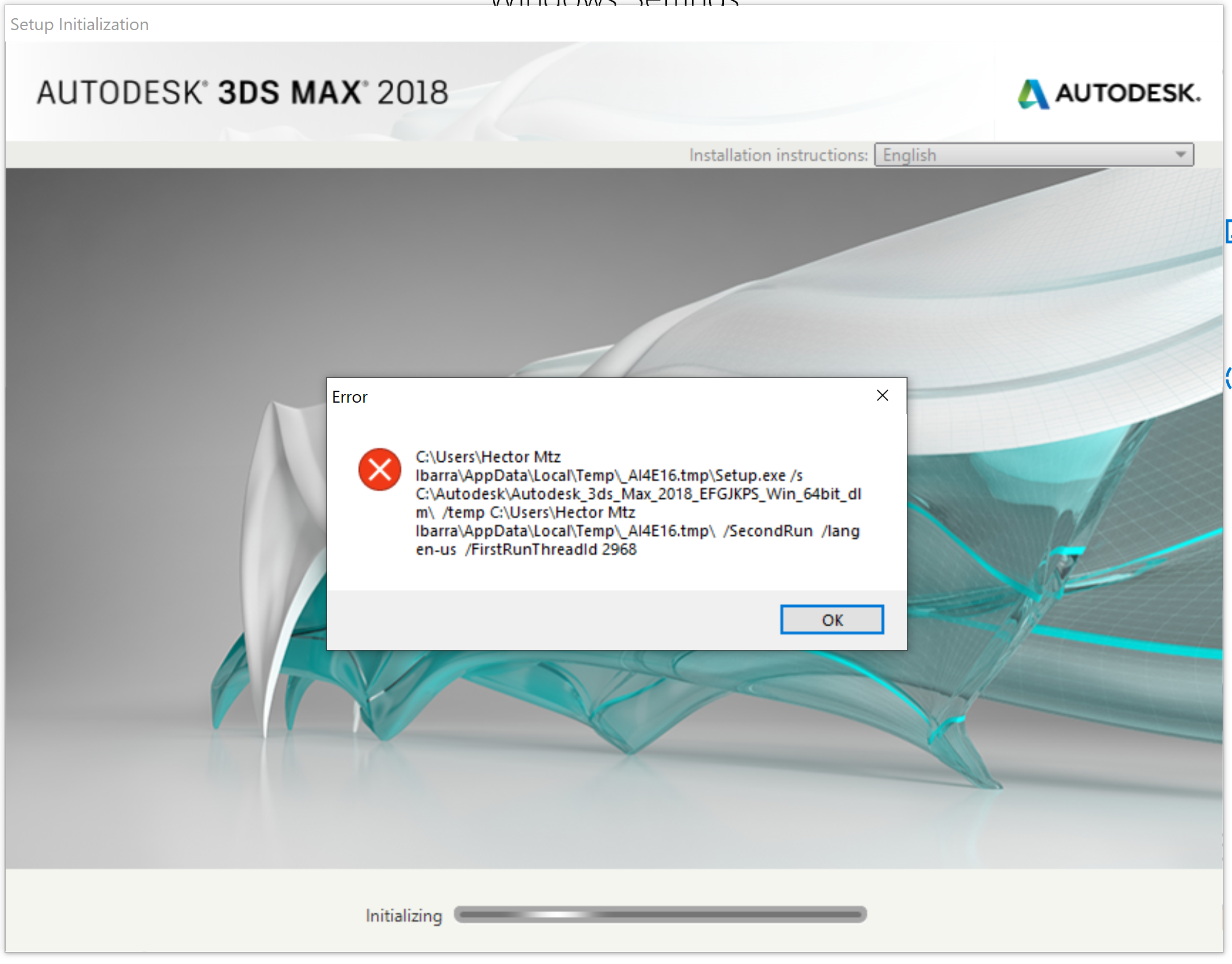 3ds Max 2018 install failure Windows 10 - Autodesk Community -  Subscription, Installation and Licensing