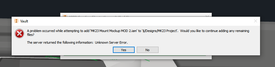 Solved: Cannot Check In Assembly File - Unknown Server Error - Autodesk ...