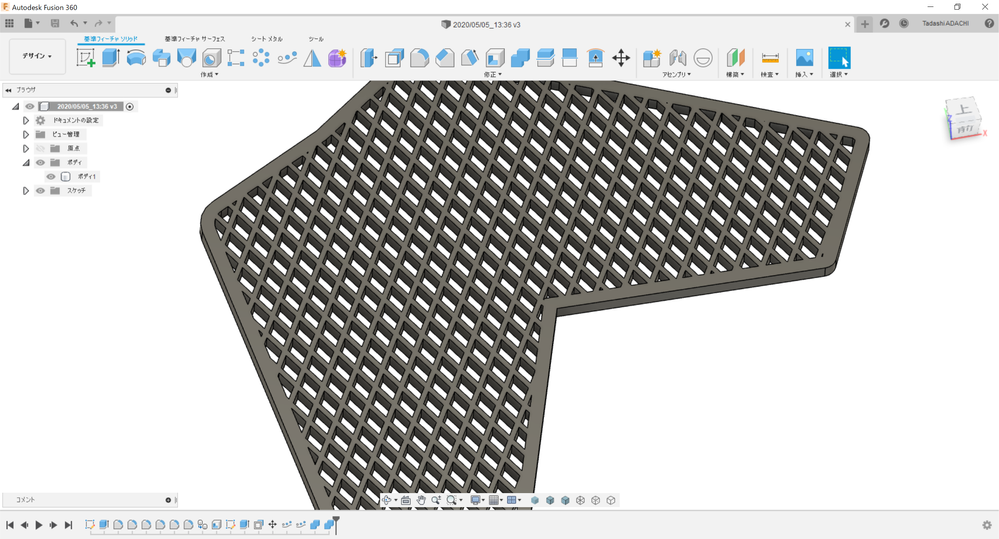 解決済み 網目模様にするにはどうすればいいでしょうか Autodesk Community International Forums