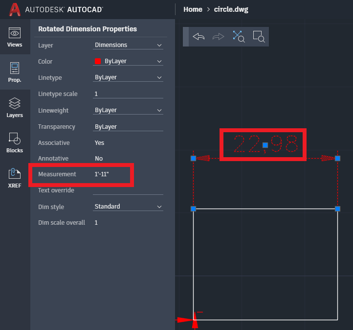 Solved: AutoCAD on the Web - Dimension modifications are not accepted ...