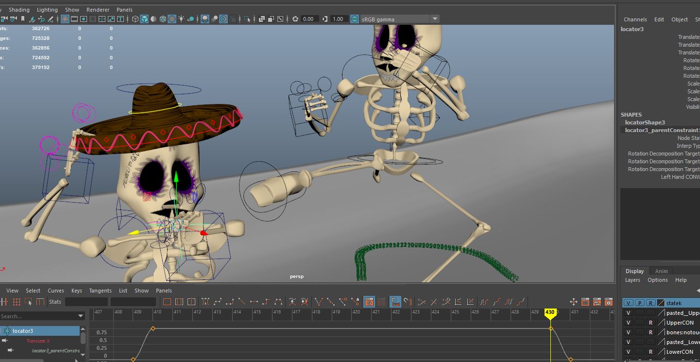 2 Rigs interaction, One rig griping second and throw, how to do it ...