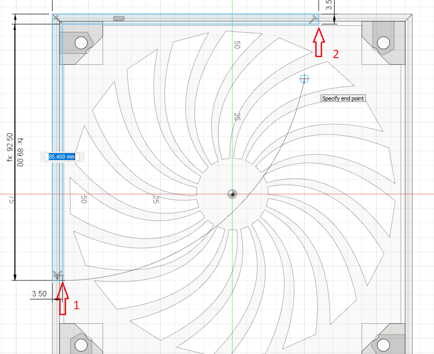 Tangent Arc. How do I switch arc direction? - Autodesk Community