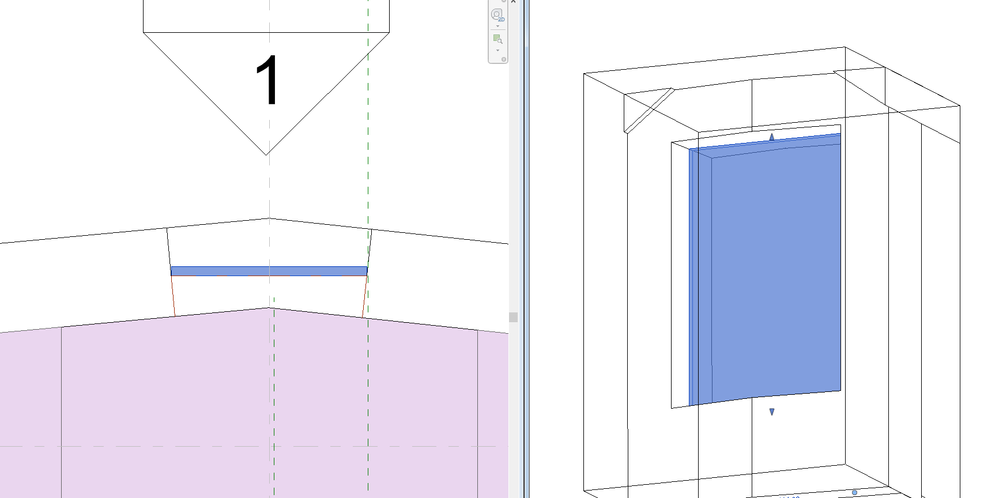 the thin wall I put inside the void that cuts the 2  wider walls