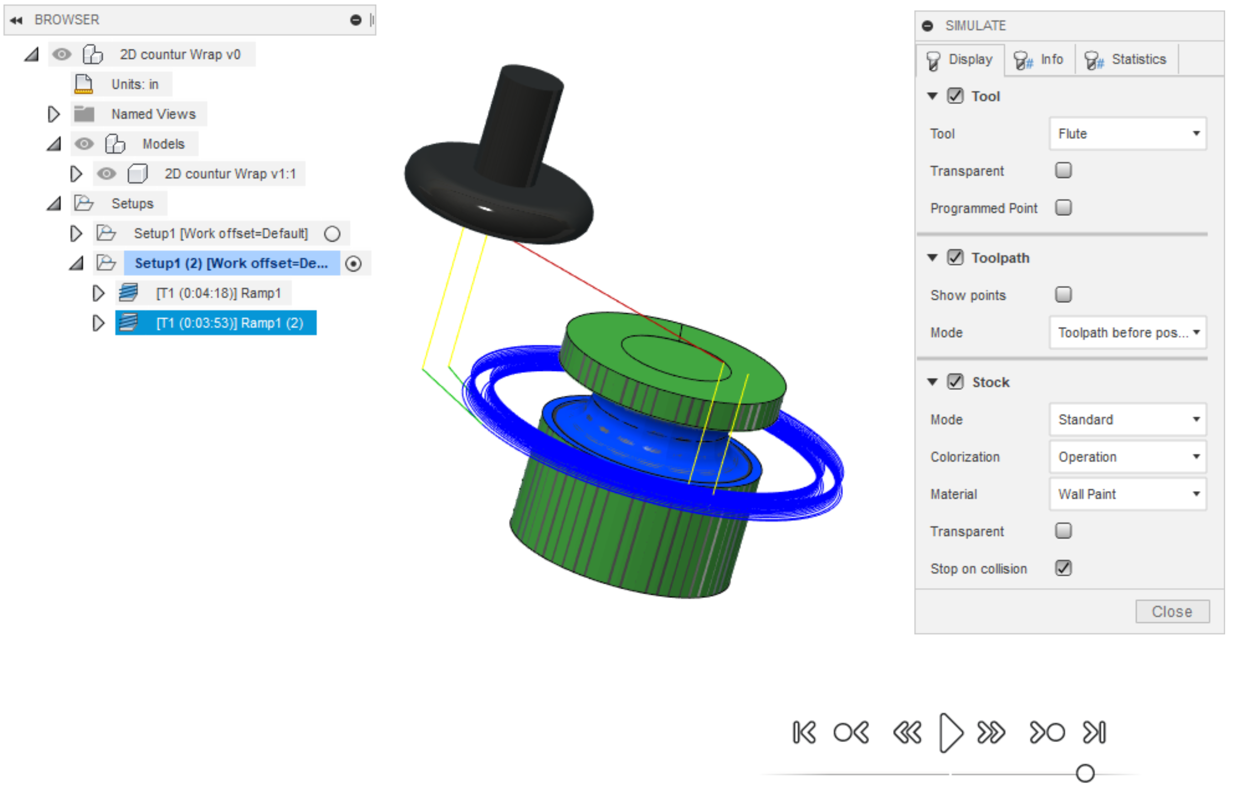 Solved How To Grooveundercut A Cylinder On A Mill Autodesk Community 0389