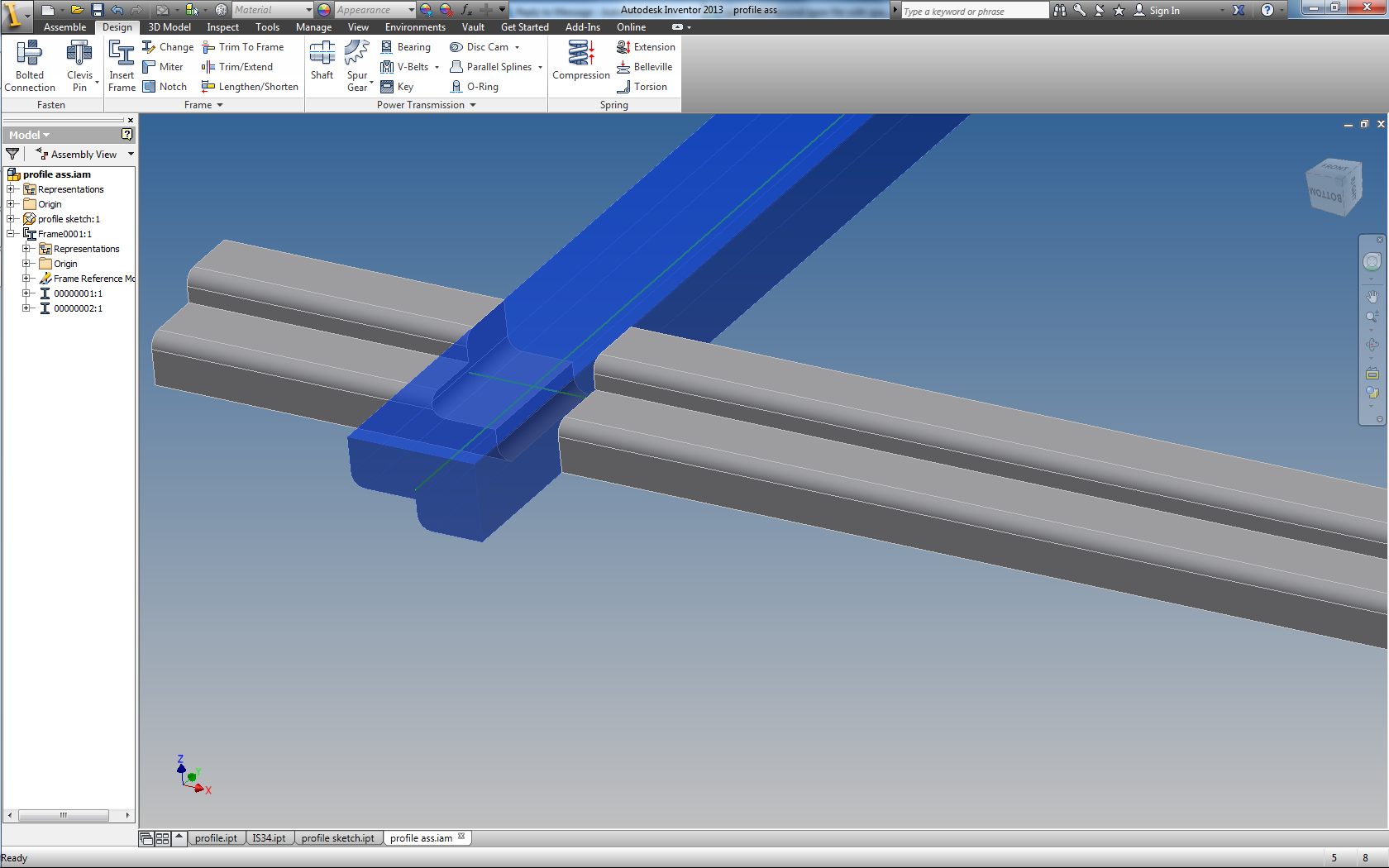 Solved: Custom Profile Notch in Frame Generator - Autodesk Community -  Inventor