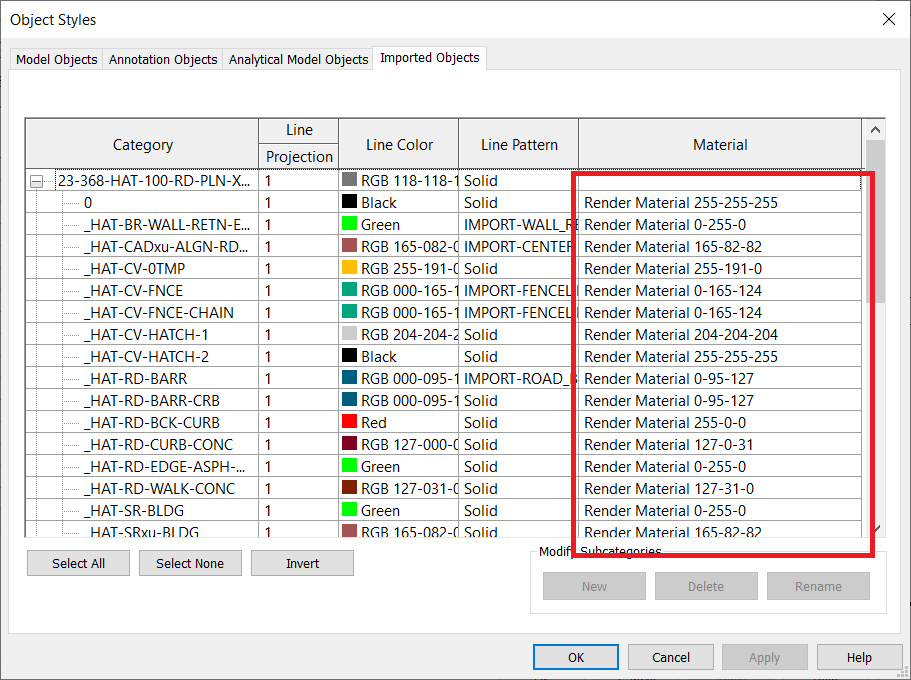 Revit OpEd: Importing CAD Files and Invert Colors