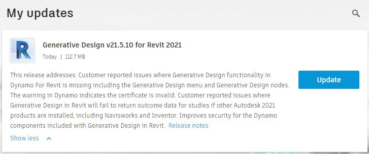 Generative Design v21.5.10 for Revit 2021