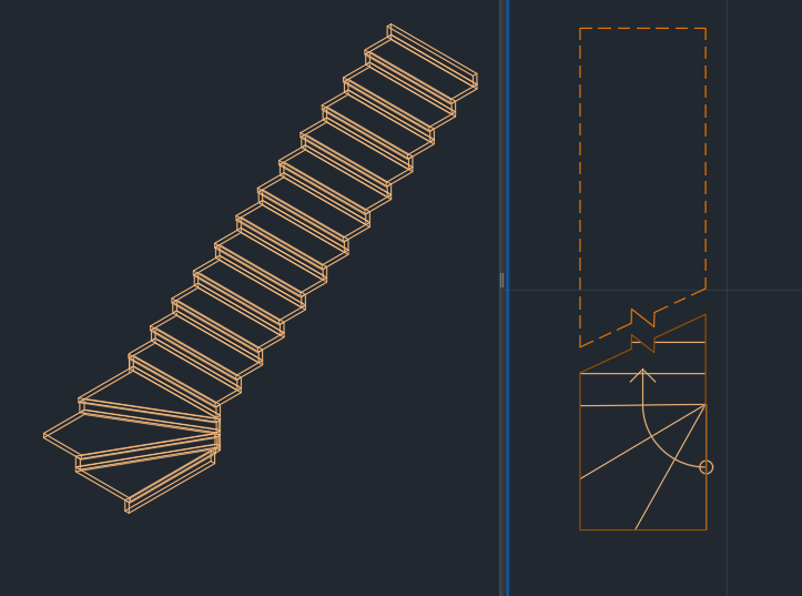 How To Convert Bottom of Straight Stairway To Three Step Winder