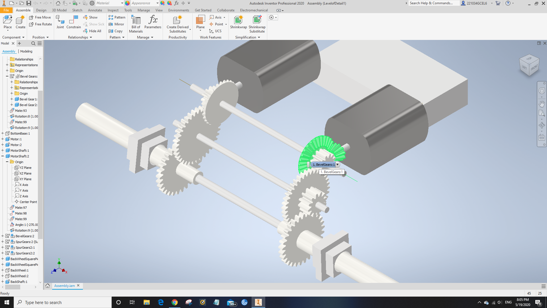 Bevel Gear Lag Autodesk Community