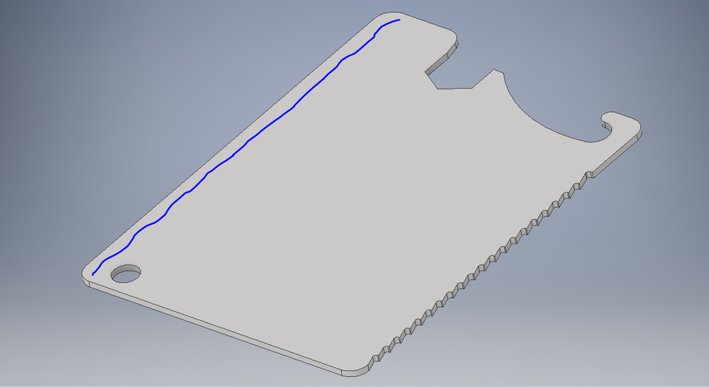 How could I put a ruler on a wallet tool in inventor - Autodesk Community