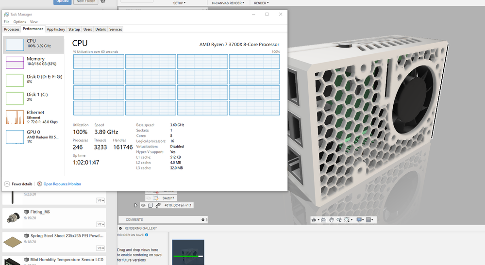 skadedyr anbefale Caroline Solved: How to use my GPU more in Fusion 360? - Autodesk Community - Fusion  360