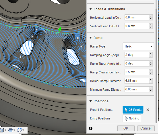 Solved: Adaptive toolpath takes large sideways cut in two areas ...