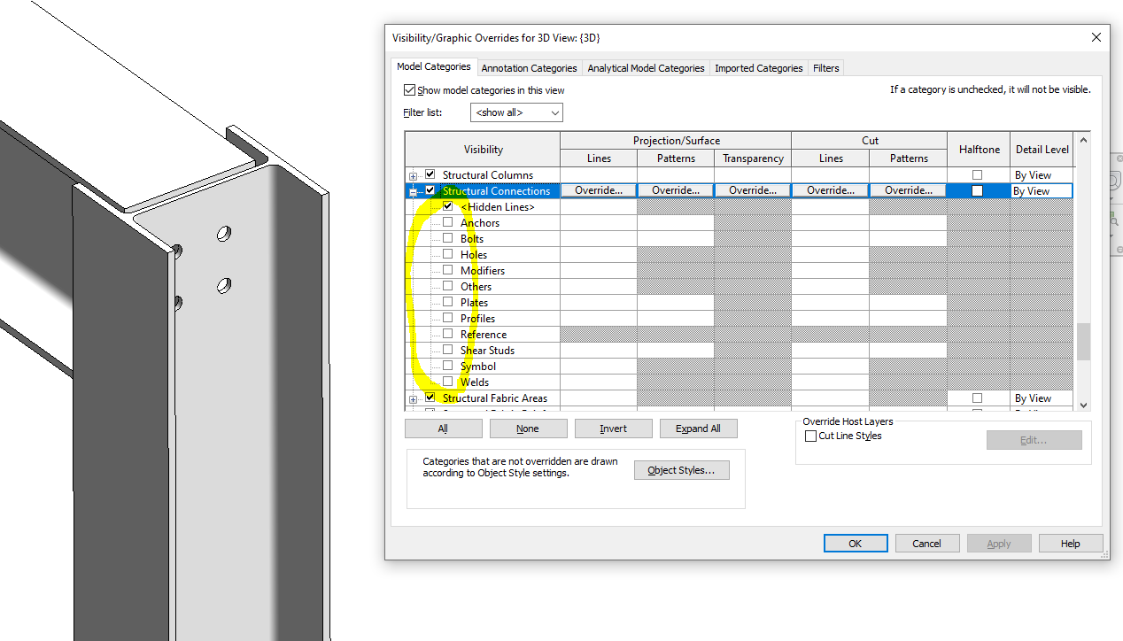 Solucionado: Error en conexión estructural - Autodesk Community