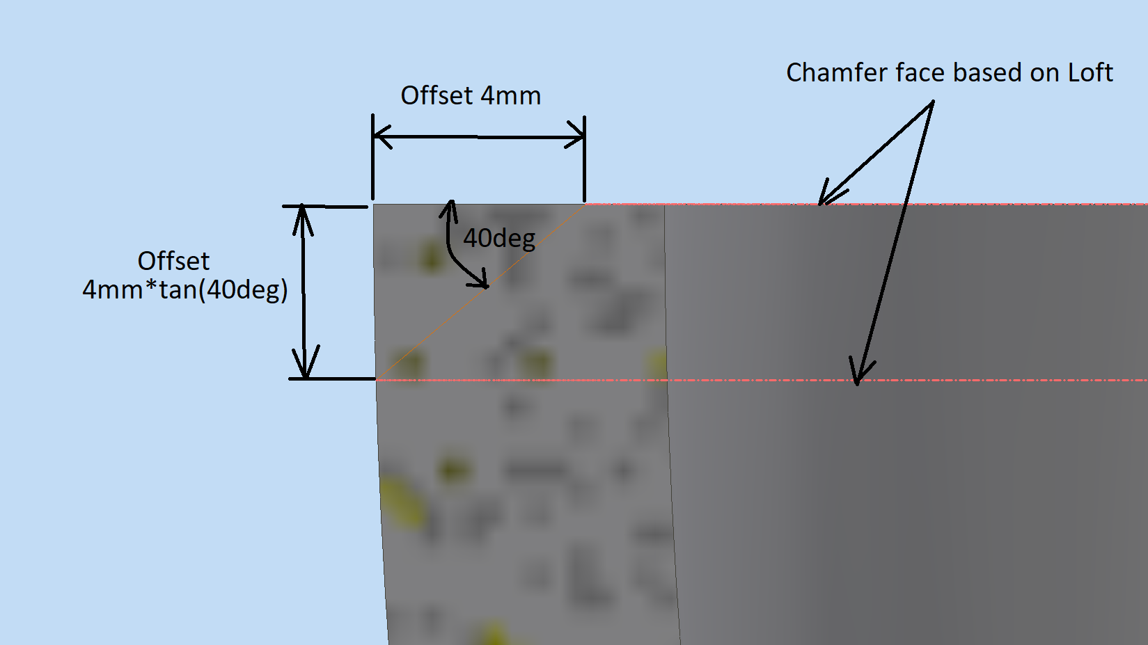 Solved Chamfer (Distance x Angle) problem Autodesk Community