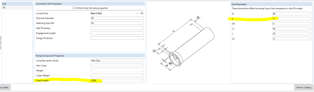 Spec Editor (Catalog Side) for Part - Correct Configuration to Allow Socket Port Generation